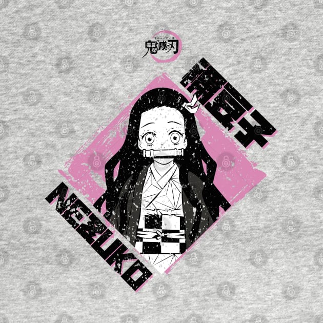 DEMON SLAYER: NEZUKO PINK (GRUNGE STYLE) by FunGangStore